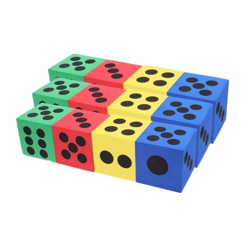 Abaodam Große Klassische Würfel Farbige Punkte 6 3 cm Würfel Für Trinkspiele Bildung Unterhaltung Abaodam Große Klassische Würfel Farbige Punkte 6 3 cm Würfel Für Trinkspiele Bildung Unterhaltung von Abaodam
