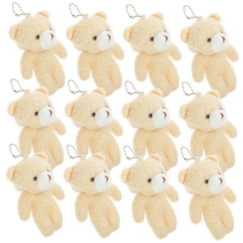 Abaodam 12st Großer Bärenanhänger Hängende Kleine Bären Mini-bären- Kleine Bärenpuppe Hängendes Mini-bär- Bärenspielzeug Tragbare Bärenfiguren Cartoon-Puppe Pp Baumwolle von Abaodam