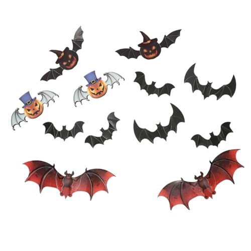 Abaodam 12st Halloween-Requisiten-Dekorationen Halloween- Halloween-Kessel Aufkleber Etikett Maske Bündeln Halloween-wandverzierung Halloween-wandtattoos Fledermaus Wand Schlag PVC Abaodam 12st Halloween-Requisiten-Dekorationen Halloween- Halloween-Kessel Aufkleber Etikett Maske Bündeln Halloween-wandverzierung Halloween-wandtattoos Fledermaus Wand Schlag PVC von Abaodam
