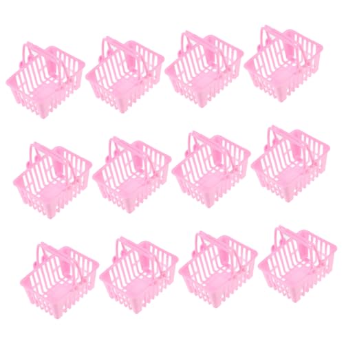 Abaodam 12st Mini-einkaufskorb Kreistablett Liner Beutel Miniatur-einkaufskorb Für Kleinkinder Spielzeugkorb Lebensmittelspielzeug Aufbewahrungsspielzeug Rosa Plastik Abaodam 12st Mini-einkaufskorb Kreistablett Liner Beutel Miniatur-einkaufskorb Für Kleinkinder Spielzeugkorb Lebensmittelspielzeug Aufbewahrungsspielzeug Rosa Plastik von Abaodam