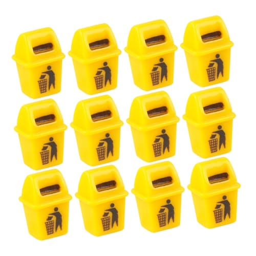 Abaodam 12stücke Teiliges Mini Mülleimer Für Puppenhaus Miniatur Abfallbehälter Dekoration Für Küche Schlafzimmer Büro Realistische Modelle Für DIY Projekte Und Sandkasten Abaodam 12stücke Teiliges Mini Mülleimer Für Puppenhaus Miniatur Abfallbehälter Dekoration Für Küche Schlafzimmer Büro Realistische Modelle Für DIY Projekte Und Sandkasten von Abaodam