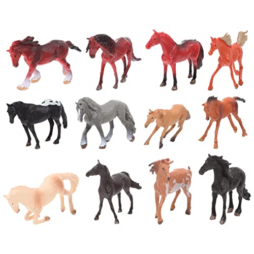 Abaodam 12st Pferdemodell Künstliche Pferdestatue Entzückendes Pferdespielzeug Pferdefiguren Tierspielzeug Figuren Tiere Tierisches Kinderaccessoire PVC Abaodam 12st Pferdemodell Künstliche Pferdestatue Entzückendes Pferdespielzeug Pferdefiguren Tierspielzeug Figuren Tiere Tierisches Kinderaccessoire PVC von Abaodam