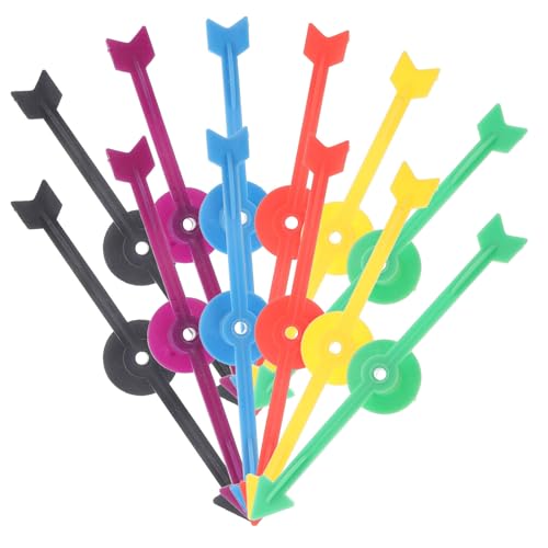 Abaodam 12st Spielradzeiger Zappeln Spaß Pin Das Spiel Brett Feststecken Lotterierad-Pfeile Turntable DIY-zubehör Pfeilspinner Spielspinner Für Spiele Brettspielpfeil Plastik Abaodam 12st Spielradzeiger Zappeln Spaß Pin Das Spiel Brett Feststecken Lotterierad-Pfeile Turntable DIY-zubehör Pfeilspinner Spielspinner Für Spiele Brettspielpfeil Plastik von Abaodam