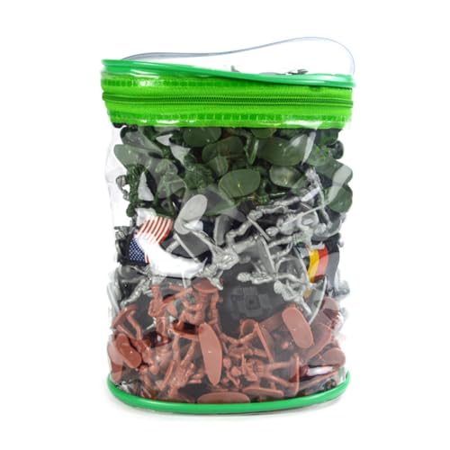Abaodam 130-teiliges Set Simulationsspielzeug Tischspielzeug Soldatenmodell Sandtisch von Abaodam