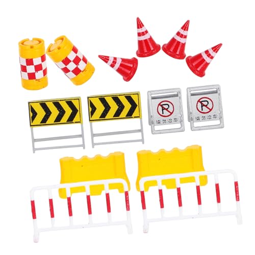Abaodam Realistisches Mini-verkehrskegel-verkehrszeichen-Set Für Jungen Und Mädchen 14-teiliges Spielband Straßenband Für Spielzeugautos Vorschul-lernspielzeug Abaodam Realistisches Mini-verkehrskegel-verkehrszeichen-Set Für Jungen Und Mädchen 14-teiliges Spielband Straßenband Für Spielzeugautos Vorschul-lernspielzeug von Abaodam