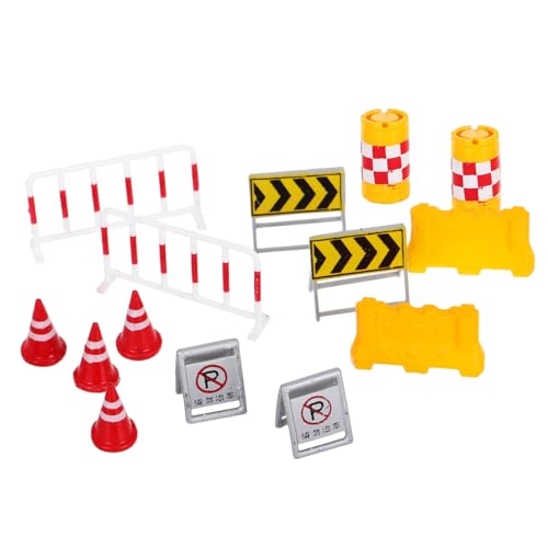 Abaodam 14 STK Verkehrsbarrikadenmodell Vitrinas para colecciones Straßenschild Licht Spielband, Straßenband für Spielzeugautos für das Sporttraining Autospurband Bildungslicht Harz Abaodam 14 STK Verkehrsbarrikadenmodell Vitrinas para colecciones Straßenschild Licht Spielband, Straßenband für Spielzeugautos für das Sporttraining Autospurband Bildungslicht Harz von Abaodam