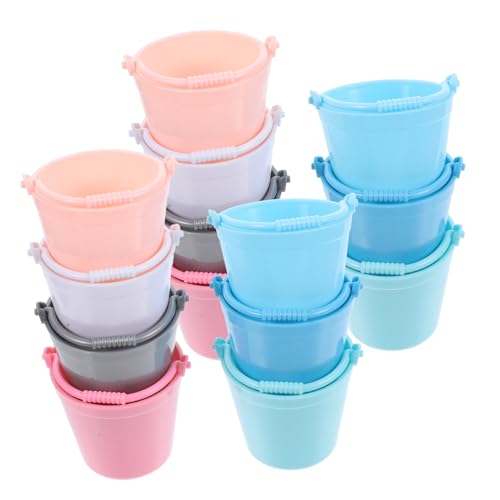 Abaodam 14 Stück Teiliges Mini Eimer Bunte Miniatur Putzeimer für Dekoratives Bucket Modell als Sandspielzeug und Mini Haus Zubehör Fördert Kreativität und Spielspaß Abaodam 14 Stück Teiliges Mini Eimer Bunte Miniatur Putzeimer für Dekoratives Bucket Modell als Sandspielzeug und Mini Haus Zubehör Fördert Kreativität und Spielspaß von Abaodam