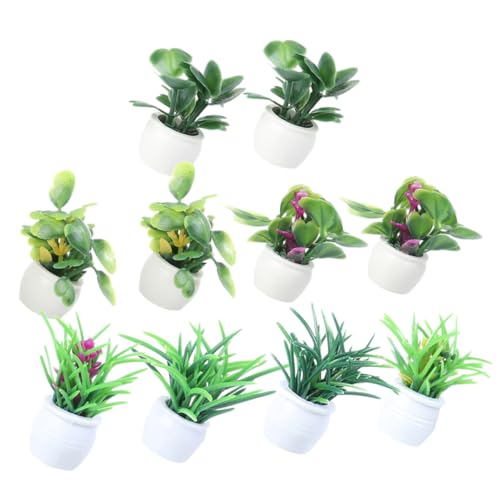 Abaodam 14 Stück Teiliges Miniatur Bonsai Modell Handgefertigte Miniatur Blumentöpfe Detailreiche Puppenhaus Zubehör Künstliche Pflanzen für Mini Garten Dekoration Mikrolandschaft Abaodam 14 Stück Teiliges Miniatur Bonsai Modell Handgefertigte Miniatur Blumentöpfe Detailreiche Puppenhaus Zubehör Künstliche Pflanzen für Mini Garten Dekoration Mikrolandschaft von Abaodam