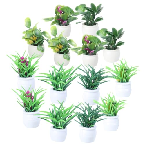 Abaodam 14 Stück Teiliges Miniatur Bonsai Pflanzen Topfpflanzen DIY Miniatur Potted Plants Realistische Mini Bonsai Modelle für Puppenhaus Mikrolandschaft und Garten Dekoration Abaodam 14 Stück Teiliges Miniatur Bonsai Pflanzen Topfpflanzen DIY Miniatur Potted Plants Realistische Mini Bonsai Modelle für Puppenhaus Mikrolandschaft und Garten Dekoration von Abaodam