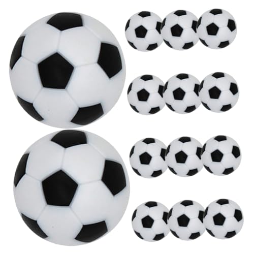 Abaodam 14 Stück Tischfußball Bälle Mini Fußball Zubehör für Tischspiele Langlebig und Leicht Kompatibel mit Standard Tischfußballtischen für Unvergessliche Spielerlebnisse von Abaodam