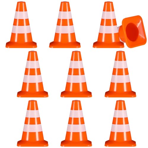 Abaodam 14stücke Mini Verkehrszeichen Teiliges Spielzeug Für Junge Mädchen Pylonen Orange Für BAU-szenarien Für Rollenspiele Und Lernspielzeug Sichere Kunststoff-absperrungen Abaodam 14stücke Mini Verkehrszeichen Teiliges Spielzeug Für Junge Mädchen Pylonen Orange Für BAU-szenarien Für Rollenspiele Und Lernspielzeug Sichere Kunststoff-absperrungen von Abaodam
