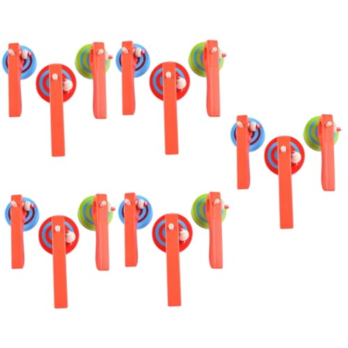 Abaodam 15 STK Griff Kabel Kreisel Feinmotorikspielzeug für Kinder Balance-Spielzeug spaß The Pleasure Kinderspielzeug Spielzeug für Kleinkinder Holzspielzeug für Kinder Lernspielzeug Oben von Abaodam