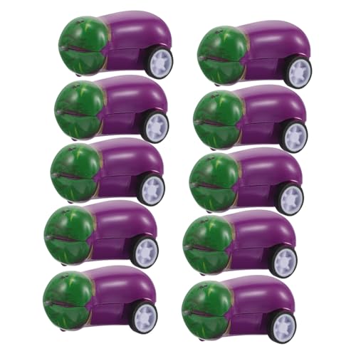 Abaodam 15 Stücke Mini Aubergine Auto Spielzeug Pull Back Auto Spielzeug Für Jungen Und Mädchen Spaß von Abaodam