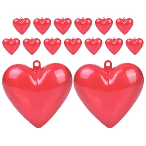 Abaodam 15 Stück Liebesgeschenkboxen Elegante Herz Bonbonboxen Thema Transparente Gastgeschenke Herzbehälter Mit Deckel Form Valentinstag Herzboxen Kleine Bonbonboxen von Abaodam