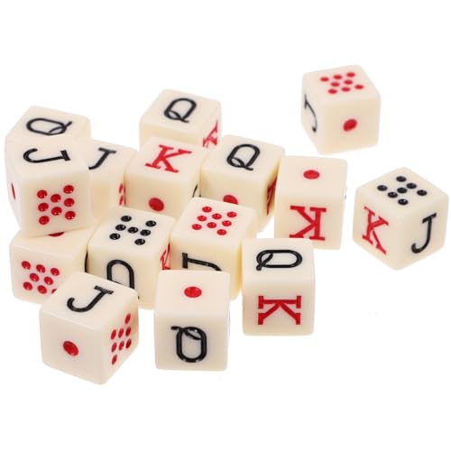 Abaodam 15 Stücke Poker Jumbo Liars Poker Spiel Acryl Requisiten Für Geburtstag Und Bankett von Abaodam