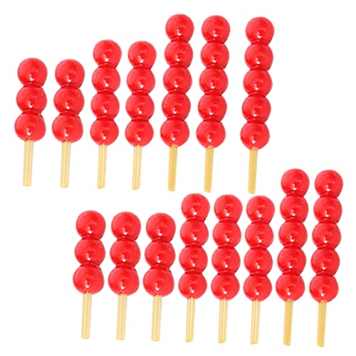 Abaodam Candied Haws Modell-set – 15-teiliges Miniatur-küchenzubehör – Rollenspiel-spielzeug Zur Dekoration Abaodam Candied Haws Modell-set – 15-teiliges Miniatur-küchenzubehör – Rollenspiel-spielzeug Zur Dekoration von Abaodam