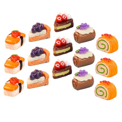 Abaodam 15stücke Teiliges Miniatur Kuchen Dekorationen Mixed Style Dessert Für Und Küche Accessoires Für Teeparty Und Mikrolandschaften Abaodam 15stücke Teiliges Miniatur Kuchen Dekorationen Mixed Style Dessert Für Und Küche Accessoires Für Teeparty Und Mikrolandschaften von Abaodam