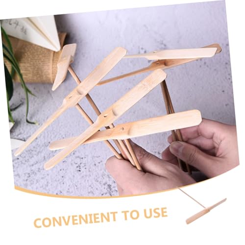 Abaodam 15 Stück Teiliges Holz Fliegende Libelle Handbetriebener Propeller Outdoor Für Familienspaß Robustes Holzspielzeug Motorik Abaodam 15 Stück Teiliges Holz Fliegende Libelle Handbetriebener Propeller Outdoor Für Familienspaß Robustes Holzspielzeug Motorik von Abaodam
