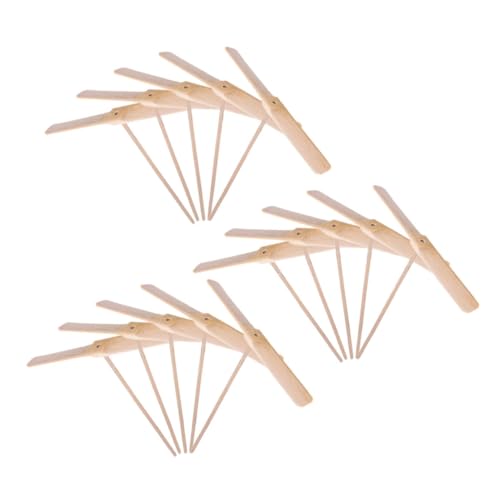 Abaodam 15 Stück Teiliges Holzflugspielzeug Handbetriebenes Fliegendes Libellen Robustes Outdoor Gartenspielzeug für Eltern Kreatives Design für Gemeinsames Sommer Spaß Draußen Abaodam 15 Stück Teiliges Holzflugspielzeug Handbetriebenes Fliegendes Libellen Robustes Outdoor Gartenspielzeug für Eltern Kreatives Design für Gemeinsames Sommer Spaß Draußen von Abaodam