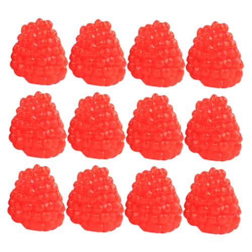 Abaodam 15stücke Teiliges Realistischer Himbeeren Täuschend Echte Früchte Für Foto-Requisiten Hochzeits Partydekoration Als Szenengestaltung Accessoire von Abaodam