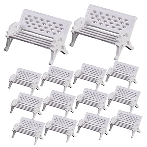 Abaodam 15 Stücke Park Stuhl Dekoration Mini Puppe Figuren Bank Ornament Weiß Abs Abaodam 15 Stücke Park Stuhl Dekoration Mini Puppe Figuren Bank Ornament Weiß Abs von Abaodam