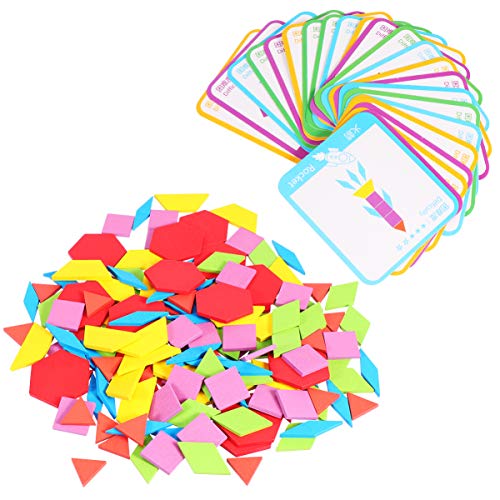 Abaodam 155 Stück Lustiges Puzzle- Kreatives Holzspielzeug Geometrisches Aus Holz Geometrie-Puzzle- Lernspielzeug Aus Holz Bambus Abaodam 155 Stück Lustiges Puzzle- Kreatives Holzspielzeug Geometrisches Aus Holz Geometrie-Puzzle- Lernspielzeug Aus Holz Bambus von Abaodam