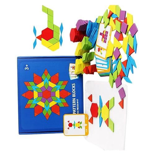 Abaodam 155-teiliges Geometrisches Tangram-Mathe-Spielzeug Für Kinder Holzpuzzle Spielzeug Für Kinder Pädagogisches Lernspiel Abaodam 155-teiliges Geometrisches Tangram-Mathe-Spielzeug Für Kinder Holzpuzzle Spielzeug Für Kinder Pädagogisches Lernspiel von Abaodam