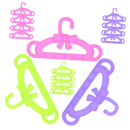 Abaodam 15Stücke Puppenkleiderbügel für Puppen Puppenzubehör für Puppenkleidung Aufbewahrung Abaodam 15Stücke Puppenkleiderbügel für Puppen Puppenzubehör für Puppenkleidung Aufbewahrung von Abaodam