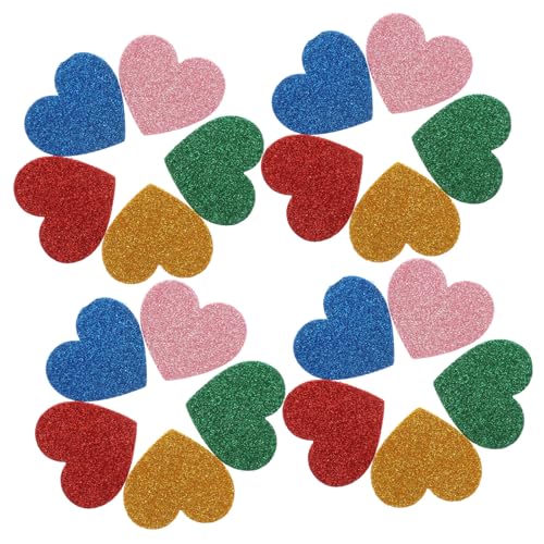 Abaodam 15Stücke Selbstklebende Glitzernde Herzaufkleber Aufkleber für Scrapbooking Basteln und Deko Projekte Leicht Ablösbar ohne Rückstände Abaodam 15Stücke Selbstklebende Glitzernde Herzaufkleber Aufkleber für Scrapbooking Basteln und Deko Projekte Leicht Ablösbar ohne Rückstände von Abaodam