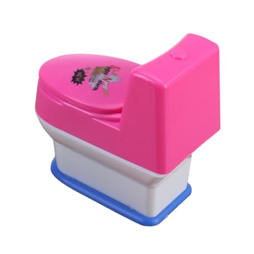 Abaodam 16 STK Sprinkler-Toilette Miniaturtoilette Juguetes Adultos Toilettentrick-Spielzeug Toiletten-Stress-Spielzeug Wasserspritzendes Spielzeug Bad Schemel Sprühwasser Kind Plastik von Abaodam