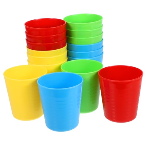 Abaodam 16 Stück Bunte Wasserbecher Aus Stapelbar Für Jungen Und Mädchen Für Getränke Saft Cocktails Trinkpartys Festivals Abaodam 16 Stück Bunte Wasserbecher Aus Stapelbar Für Jungen Und Mädchen Für Getränke Saft Cocktails Trinkpartys Festivals von Abaodam