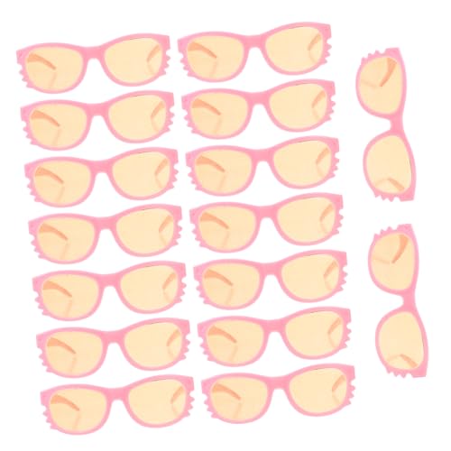 Abaodam 16 Stück Minipuppenbrille Puppen doll Accessories Puppenbrillen Zubehör für Babypuppen Stoffwindeln Puppengläser zur Dekoration Mini-Brillenmodelle Plastik Rosa Abaodam 16 Stück Minipuppenbrille Puppen doll Accessories Puppenbrillen Zubehör für Babypuppen Stoffwindeln Puppengläser zur Dekoration Mini-Brillenmodelle Plastik Rosa von Abaodam