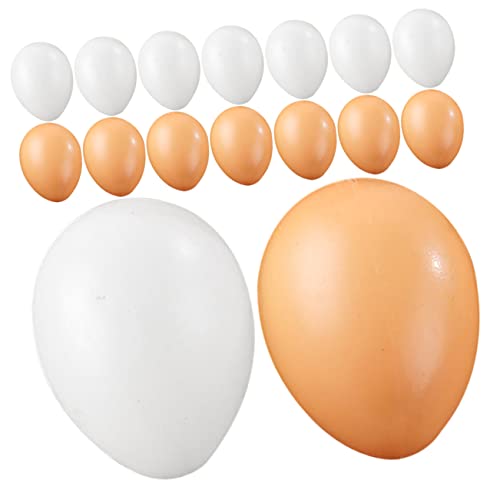 Abaodam 16 Künstliche Plastikeier -simulationseier Mit Hühnerstall-Layout Kinderfreundlich Abaodam 16 Künstliche Plastikeier -simulationseier Mit Hühnerstall-Layout Kinderfreundlich von Abaodam