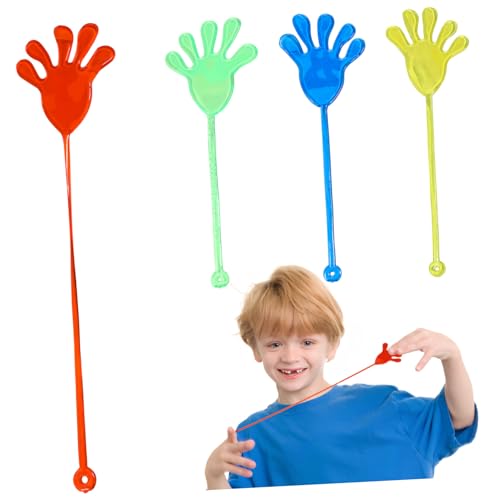 Abaodam 16 Stück Teiliges Bunte Dehnbare Klebehandspielzeuge aus TPR Sicher Wiederverwendbar Spielerisch Fördernd für Kinderparty Indoor und Outdoor Farben Blau Grün Rot Gelb Abaodam 16 Stück Teiliges Bunte Dehnbare Klebehandspielzeuge aus TPR Sicher Wiederverwendbar Spielerisch Fördernd für Kinderparty Indoor und Outdoor Farben Blau Grün Rot Gelb von Abaodam