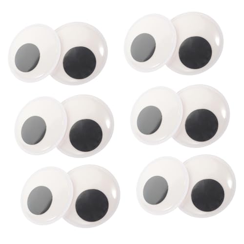 Abaodam 16 Stück Teiliges Extra Große Selbstklebende Wackelaugen Verschleißfeste Sicherheitsaugen für DIY Bastelmaterial Handgefertigte Puppen und Spielzeugdekoration Abaodam 16 Stück Teiliges Extra Große Selbstklebende Wackelaugen Verschleißfeste Sicherheitsaugen für DIY Bastelmaterial Handgefertigte Puppen und Spielzeugdekoration von Abaodam