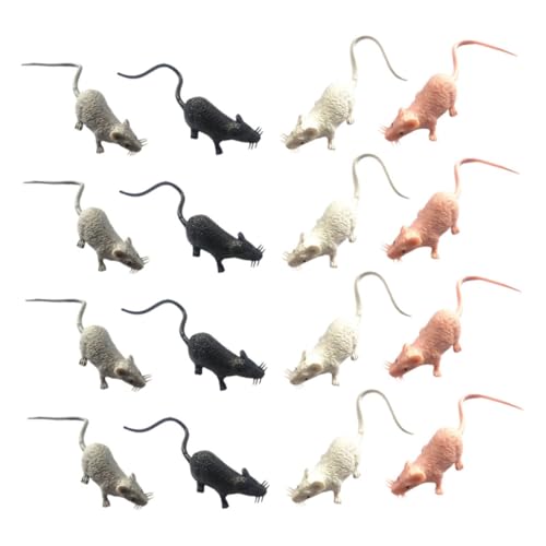 Abaodam 16 Stück kleines Mausmodell Halloween Dekoration partygeschenke Gruselige Dekoration deko für Halloween Spielzeugmaus Streich Mausspielzeug Plastikratten PVC Abaodam 16 Stück kleines Mausmodell Halloween Dekoration partygeschenke Gruselige Dekoration deko für Halloween Spielzeugmaus Streich Mausspielzeug Plastikratten PVC von Abaodam
