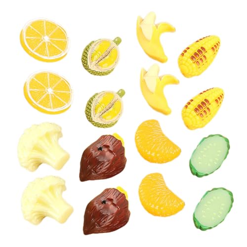 Abaodam 16 Stücke Simulation Gemüse Gefälschte Obst Modell Feine Handwerkskunst Realistische Mini Harz Küche Dekorationen Abaodam 16 Stücke Simulation Gemüse Gefälschte Obst Modell Feine Handwerkskunst Realistische Mini Harz Küche Dekorationen von Abaodam