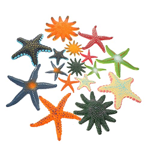 Abaodam 16St Sea Life-Spielzeug Kinderspielzeug Spielzeug für Meereslebewesen Badespielzeug Meerestiere Spielzeuge Ornament Wasserspielzeug für Pool Desktop-Seestern-Dekor Mini schmücken von Abaodam