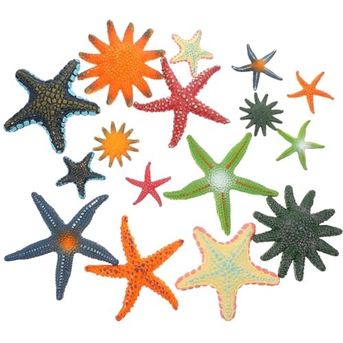 Abaodam 16St Sea Life- kinderzimmerdeko für hühner gieskanne kinderspielzeug spielzeuge für Toys Meeresleben Mini-Seestern Weichkleber von Abaodam