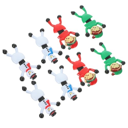 Abaodam 16stücke Teiliges Set Bunter Weihnachts-klettermänner Lustiges Und Dehnbares Spielzeug Für Mädchen Weihnachtsstocking Stuffers Und Party- Stressreduzierendes Spielzeug Für von Abaodam