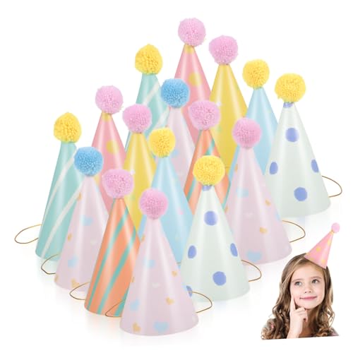 Abaodam 16pcs Party Cone Hut Lustige Geburtstagskopfbewegung Neujahr Papierhüte Foto Requisiten Geburtstagsfeier Für Kinder Und Erwachsene Abaodam 16pcs Party Cone Hut Lustige Geburtstagskopfbewegung Neujahr Papierhüte Foto Requisiten Geburtstagsfeier Für Kinder Und Erwachsene von Abaodam