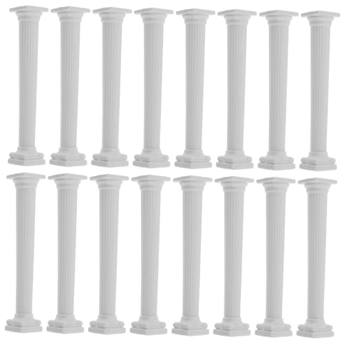 Abaodam 16pcs Römische Säule Modell Sand Tisch Römische Säule Dekor Mini Säule Dekorative Römische Säulen Römische Säulen Figur Miniatur Garten Gebäude Säule Figur Weiß Kunststoff Abaodam 16pcs Römische Säule Modell Sand Tisch Römische Säule Dekor Mini Säule Dekorative Römische Säulen Römische Säulen Figur Miniatur Garten Gebäude Säule Figur Weiß Kunststoff von Abaodam