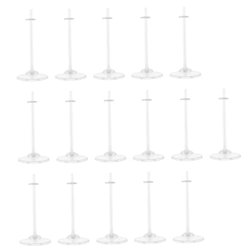 Abaodam 16st Puppenständer Stand Puppenstützrahmenständer Puppenhalterungen Puppenzubehör Windeln Badewanne Puppen Steht Basis Actionfigurenständer Vitrine Für Figuren Plastik von Abaodam