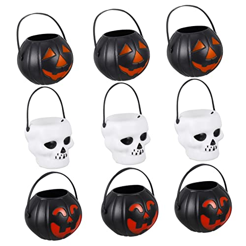 Abaodam 18 Stk Kürbis Eimer Halloween -taschen Ornamente Matschig Halloween-schlauchboote Füllstoffe Mini-halloween-kürbis-eimer Kürbiseimer Getränke Neon Glühen Lutscher Black Plastik Abaodam 18 Stk Kürbis Eimer Halloween -taschen Ornamente Matschig Halloween-schlauchboote Füllstoffe Mini-halloween-kürbis-eimer Kürbiseimer Getränke Neon Glühen Lutscher Black Plastik von Abaodam