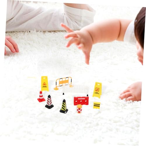 Abaodam 18 Stück Teiliges Spielset aus Sicherem Bunte und Baustellenschilder für Interaktives Lernspiel und Eltern Junge Mädchen aktivitäten Leicht und Tragbar Abaodam 18 Stück Teiliges Spielset aus Sicherem Bunte und Baustellenschilder für Interaktives Lernspiel und Eltern Junge Mädchen aktivitäten Leicht und Tragbar von Abaodam