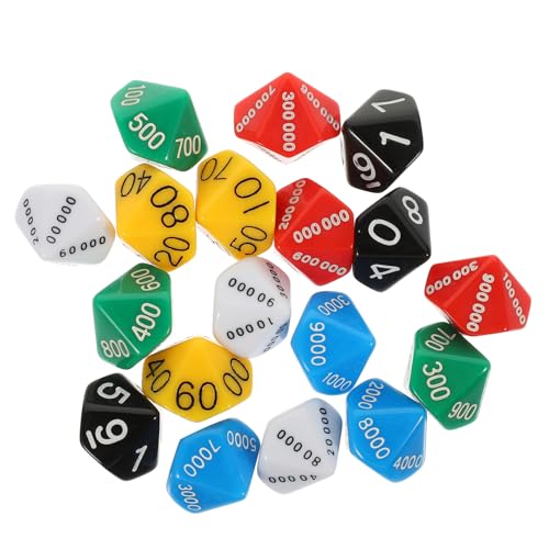 Abaodam Pädagogisches Würfelspiel - 18 Große Mit Zahlenwürfeln Für Kinder Perfekt Zum Lernen Von Mathematik Und von Abaodam