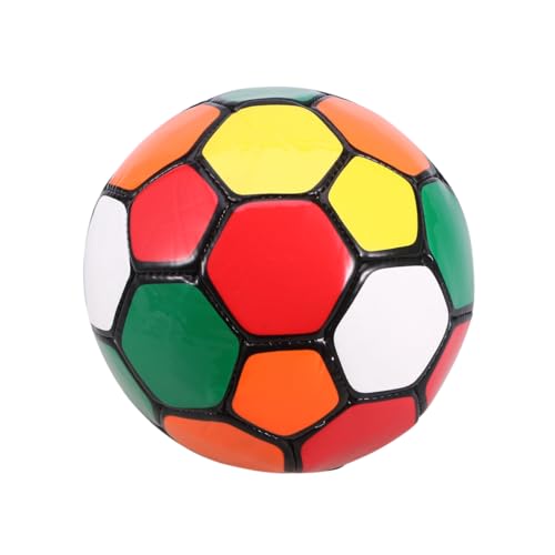 Abaodam 1PC PVC Kinderfußball Aufgeblasener Spielball Für Bunt Für Outdoor Aktivitäten Mit Nadel Ideal Für Sport Und Spiel Im Freien Abaodam 1PC PVC Kinderfußball Aufgeblasener Spielball Für Bunt Für Outdoor Aktivitäten Mit Nadel Ideal Für Sport Und Spiel Im Freien von Abaodam
