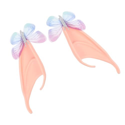 Abaodam 1Paar Halloween Feenohren Cosplay Requisiten Wiederverwendbare Elf Ohr Zubehör für Halloween Cosplay und Theateraufführungen Bequemes Material Abaodam 1Paar Halloween Feenohren Cosplay Requisiten Wiederverwendbare Elf Ohr Zubehör für Halloween Cosplay und Theateraufführungen Bequemes Material von Abaodam