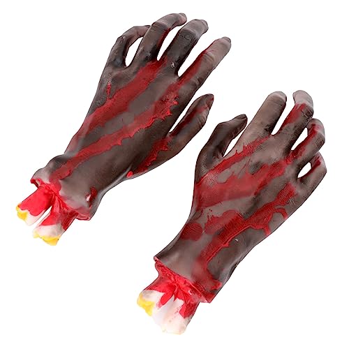 Abaodam 1Paar Halloween Gruselige Hand Requisiten Schwarze Streich Hand Fotografie Requisiten für Halloween Deko Geisterhaus Bar und Streichpartys Abaodam 1Paar Halloween Gruselige Hand Requisiten Schwarze Streich Hand Fotografie Requisiten für Halloween Deko Geisterhaus Bar und Streichpartys von Abaodam