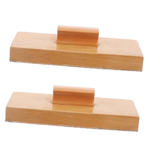 Abaodam 1paar Holz Sandblock Musikinstrument Für Percussion Spielzeug Einfach Zu Handhaben Fördert Rhythmus Und Musikalität Für Kreative Lernspiele Sicheres Und Robustes Design von Abaodam